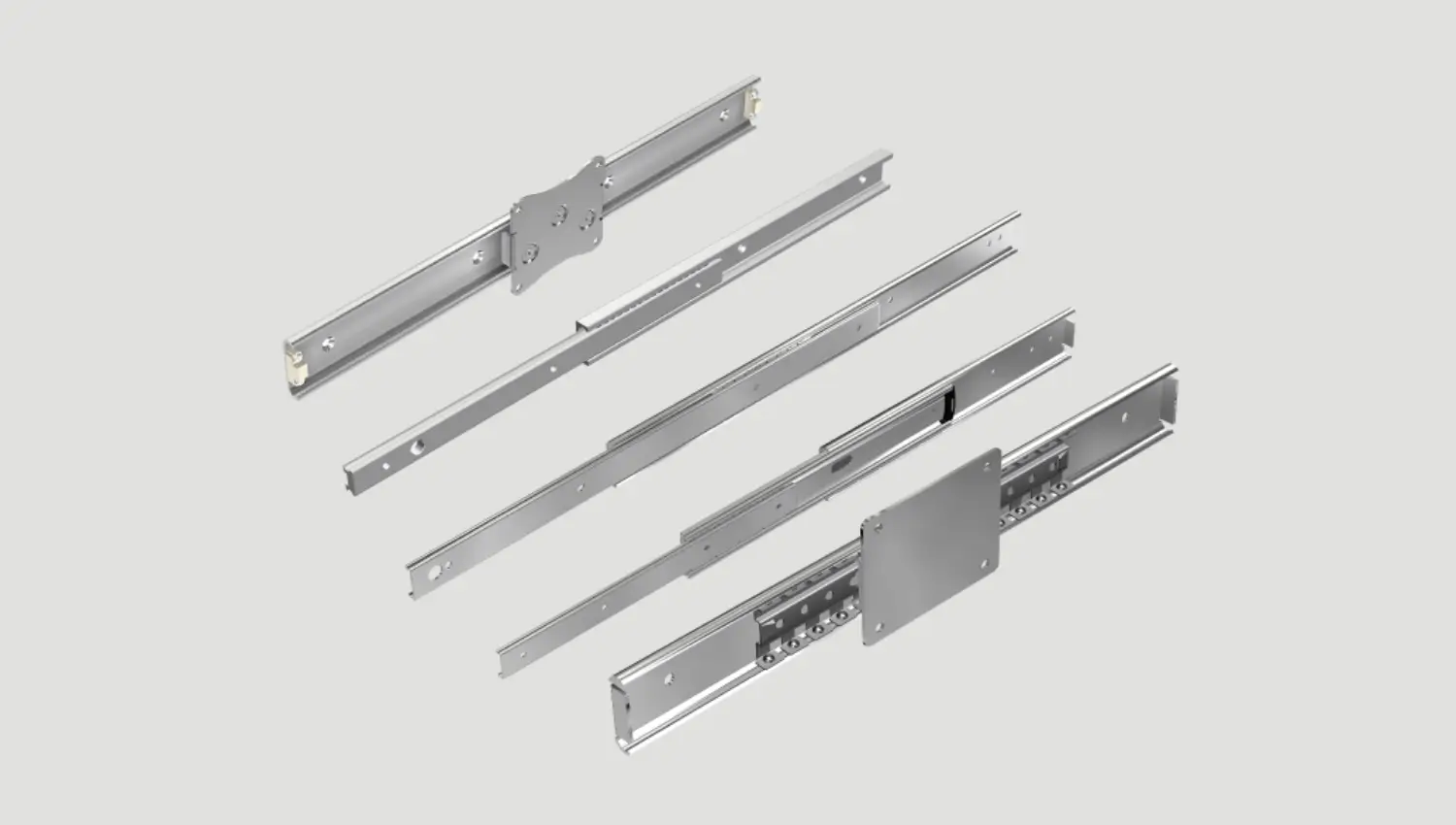 Sliding Plate Rails Slide rail thk