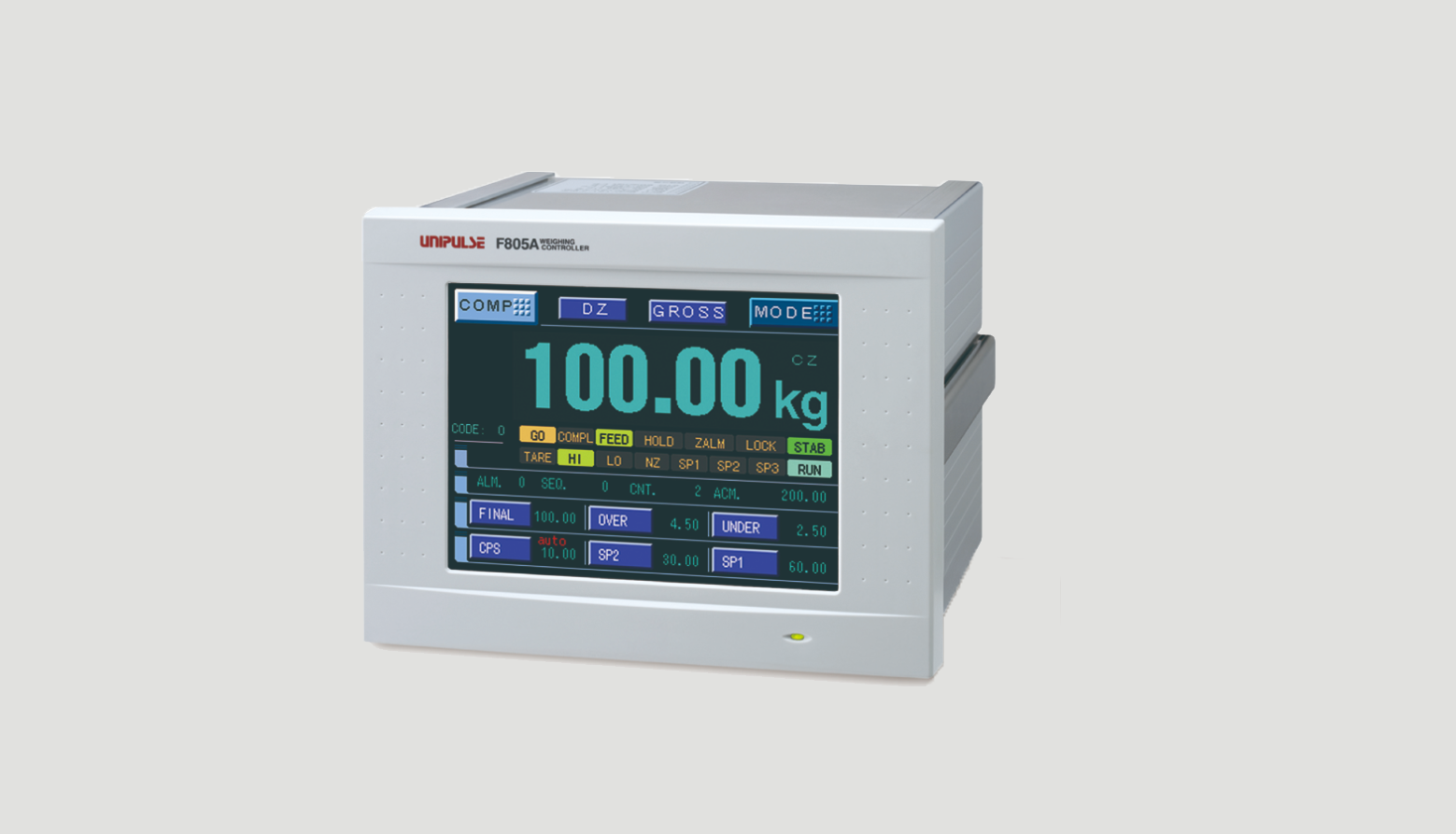Weighing indicator unipulse f805at series